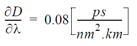 Optical System - Dispersion slope