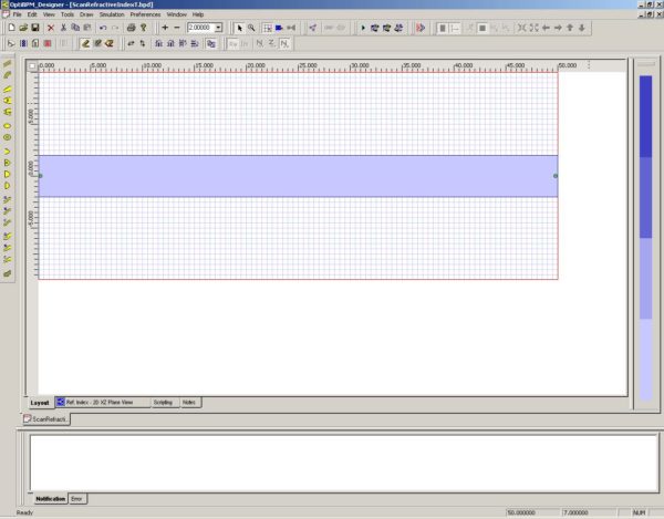 BPM - Figure 8 Draw Linear Waveguide