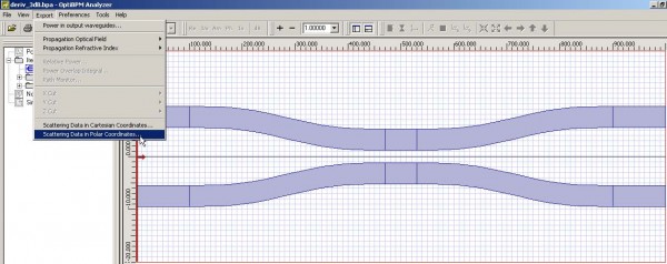 BPM - Figure 9 Export menu—Scattering Data