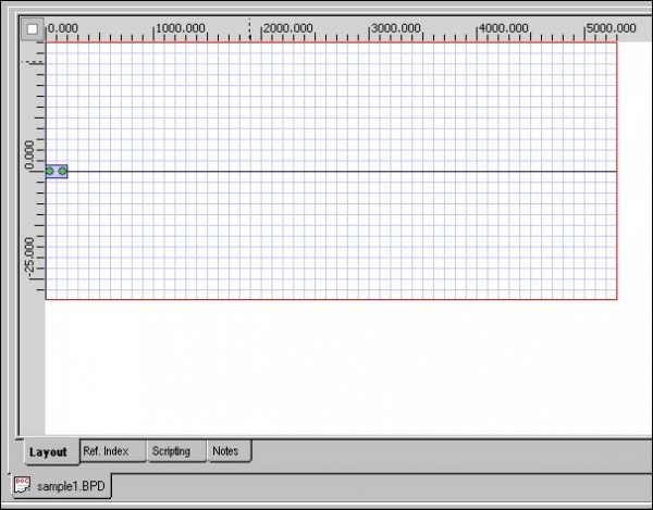 BPM - Figure 9 Modified linear waveguide — first