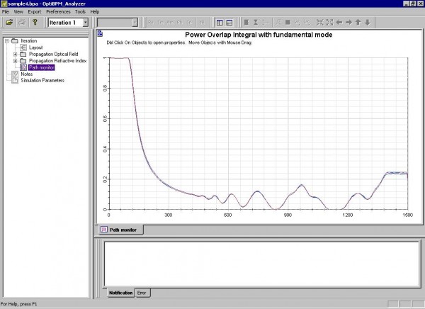 BPM - Figure 23 Simulation results — Path Monitor view (four paths)