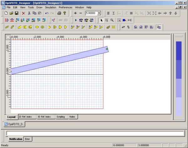 FDTD - Figure 12 Linear Waveguide