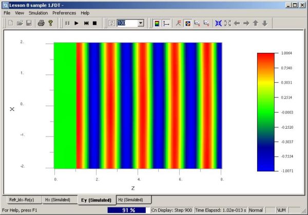 FDTD - Figure 25 OptiFDTD Simulator