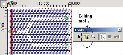 FDTD - PBG Crystal Structure Cell Editing Tool