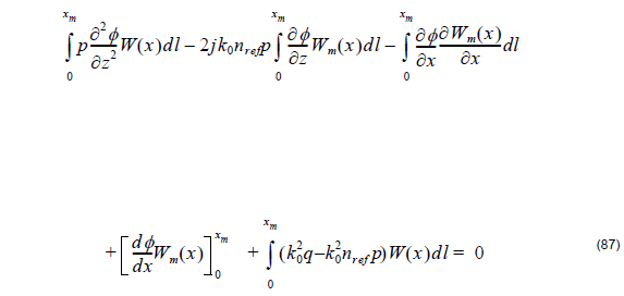 Optical BPM - Equation 87