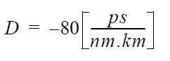 Optical System - Dispersion coefficient