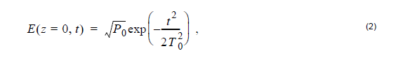 Optical System - Equation