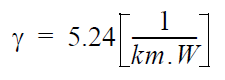 Optical System - Nonlinear coefficient