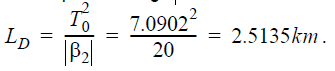 Optical System - The dispersion length