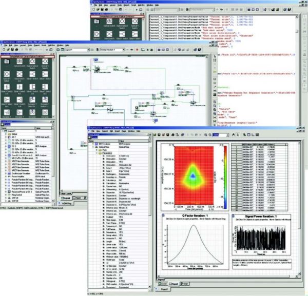 OptiSystem interface